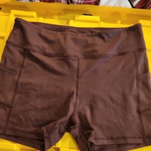 ZYIA Women's Chocolate Brown Bike Shorts